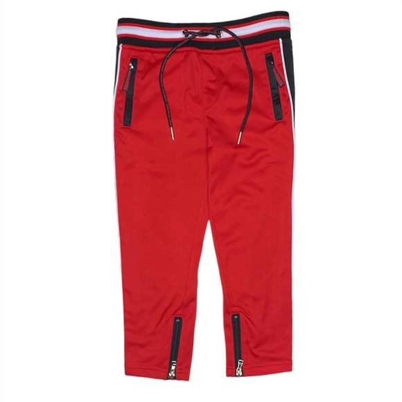 NEW ROCKSTAR ORIGINAL kids' striped jogger in red - Picture 1 of 2